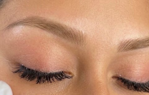 Healed permanent eyebrows in Bradenton, Florida — soft healed pigment with a natural finish by CC Styling Studio