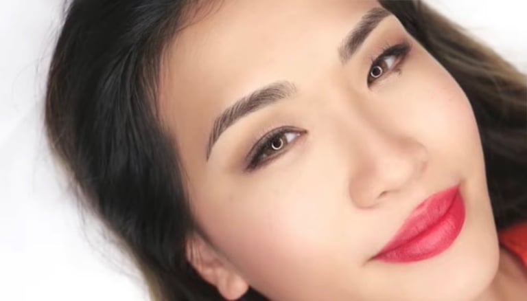 Soft powder brows — full, softly shaded permanent eyebrows with a gentle diffused finish framing the face at CC Styling Studio in Bradenton, FL